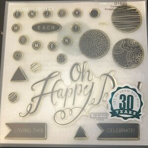 Confetti wishes stamp